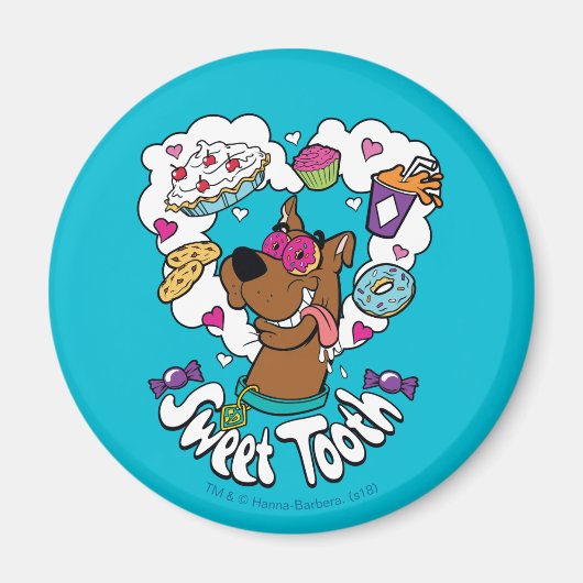 Scooby-Doo "Sweet Tooth" Magneet (Voorkant)