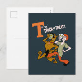 Scooby-Doo | T is voor Trick or treat Briefkaart (Voorkant / Achterkant)