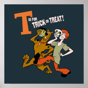 Scooby-Doo   T is voor Trick or treat Poster