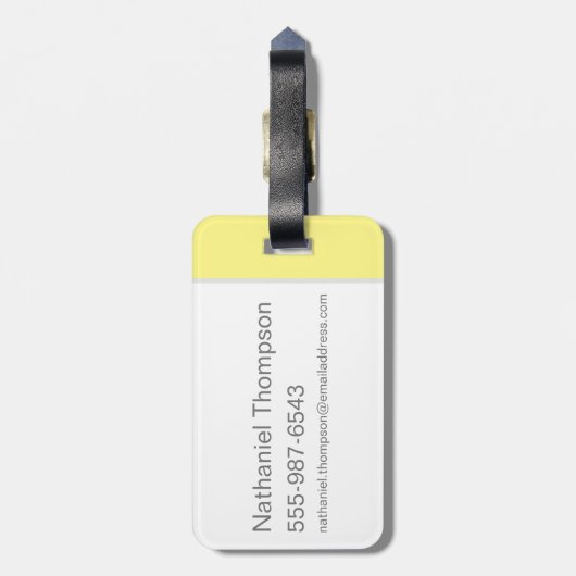 Scooby-Doo T-Rex-aanval Bagagelabel (Achterkant verticaal)