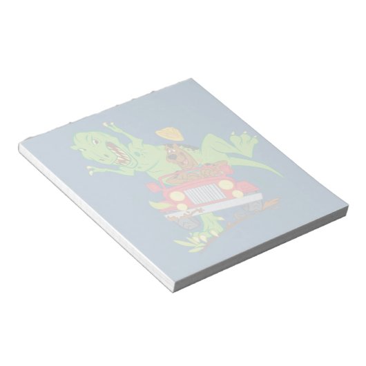 Scooby-Doo T-Rex-aanval Notitieblok (Schuin)