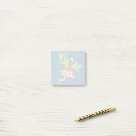 Scooby-Doo T-Rex-aanval Post-it® Notes (Op bureau)