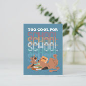 Scooby-Doo te kool voor school Briefkaart (Staand voorkant)