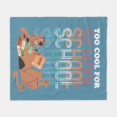 Scooby-Doo te kool voor school Fleece Deken (Voorkant (Horizontaal))