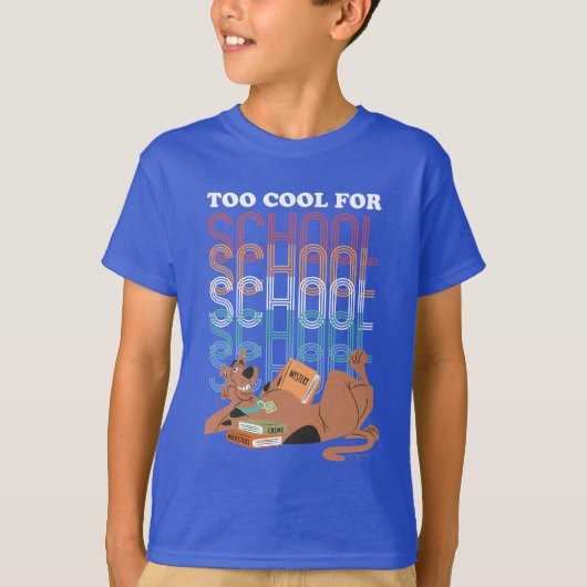 Scooby-Doo te kool voor school T-shirt (Voorkant)