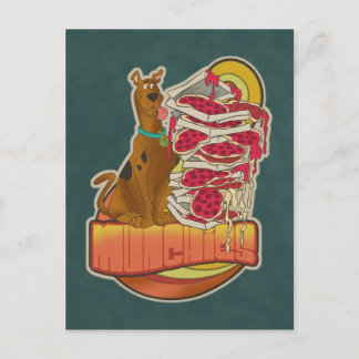 Scooby-Doo | Tegel van Pizza "Munchies" Grafisch Briefkaart
