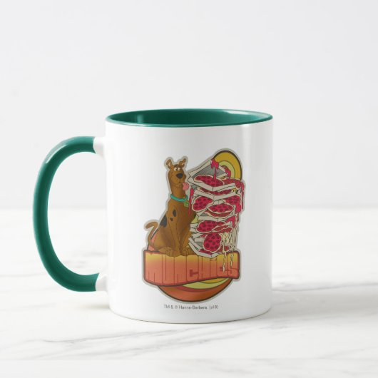 Scooby-Doo | Tegel van Pizza "Munchies" Grafisch Mok (Links)