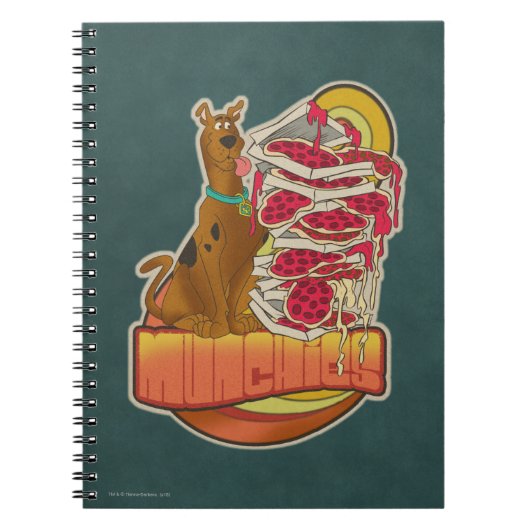 Scooby-Doo | Tegel van Pizza "Munchies" Grafisch Notitieboek (Voorkant)