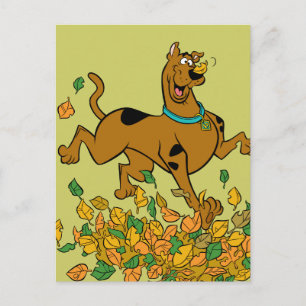 Scooby-Doo Thanksgiving Leaves Feestdagenkaart