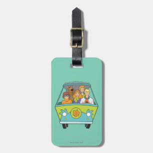Scooby-Doo & The Gang Mystery Machine Bagagelabel