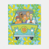 Scooby-Doo & The Gang Mystery Machine Fleece Deken (Voorkant)