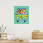 Scooby-Doo & The Gang Mystery Machine Poster (Keuken)