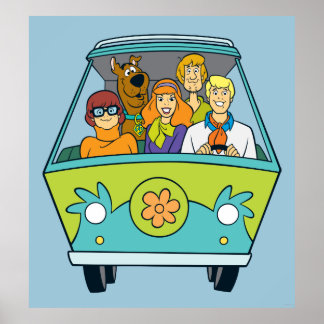 Scooby-Doo & The Gang Mystery Machine Poster