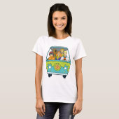 Scooby-Doo & The Gang Mystery Machine T-shirt (Voorkant volledig)
