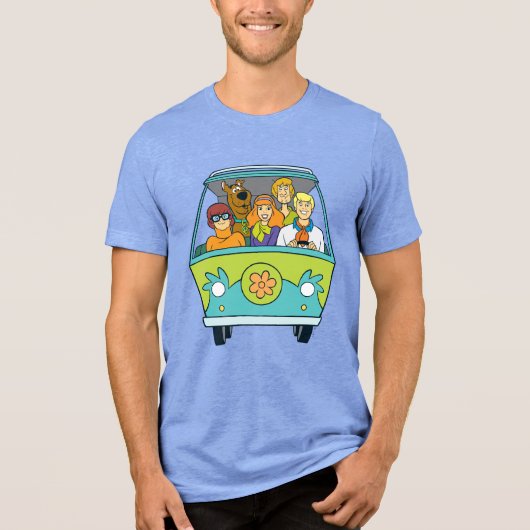 Scooby-Doo & The Gang Mystery Machine Tri-Blend Shirt (Voorkant)