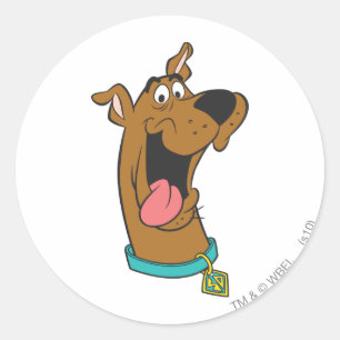 Scooby-Doo Tongue uit Ronde Sticker