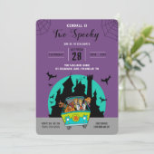 Scooby-Doo | Twee Spooky Halloween Verjaardag Kaart (Staand voorkant)