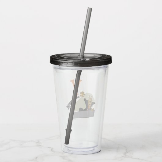Scooby-Doo | V is voor Vampire Acryl Drinkbeker (Achterkant)