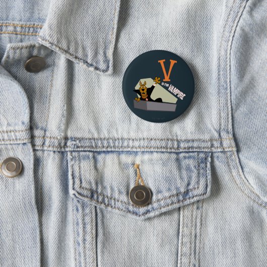 Scooby-Doo | V is voor Vampire Ronde Button 5,7 Cm (In situ)