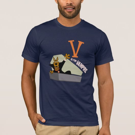 Scooby-Doo | V is voor Vampire T-shirt (Voorkant)