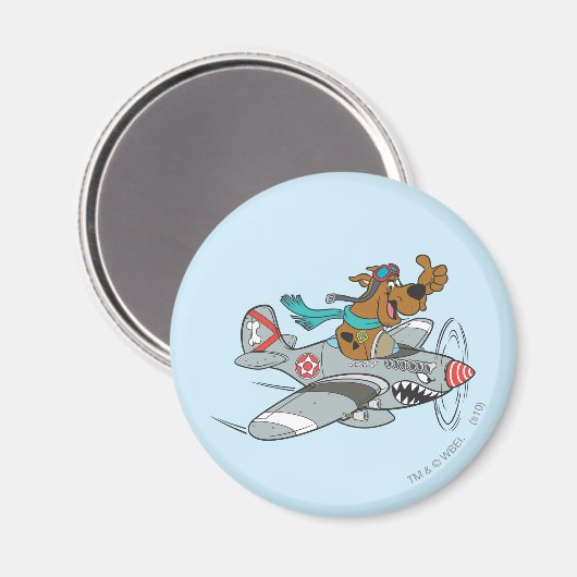 Scooby-Doo-vliegveld Magneet (Voorkant / Achterkant)