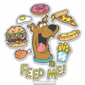 Scooby-Doo voer me! Sticker (Voorkant)