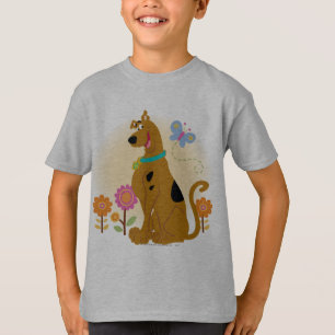 Scooby-doo volgend op vlinder t-shirt