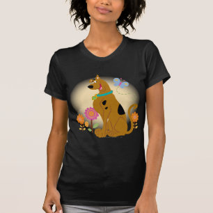 Scooby-doo volgend op vlinder t-shirt