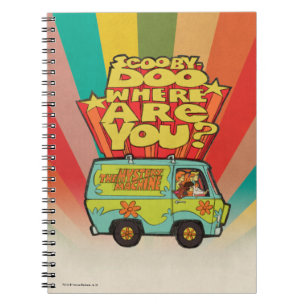 Scooby-doo "Waar ben je?" Cartoon Van Retro Notitieboek