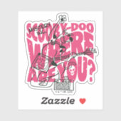 Scooby-Doo waar ben je Punk gitaarriff Sticker (Vel)