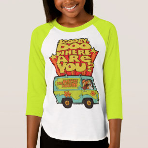 Scooby-Doo "Waar ben je?" Retro Cartoon Van T-shirt