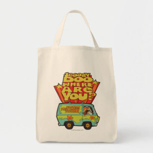 Scooby-Doo   "Waar ben je?" Retro Cartoon Van Tote Bag