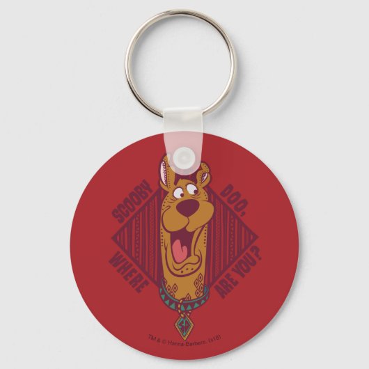Scooby-Doo waar je stammenafbeelding bent Sleutelhanger (Voorkant)