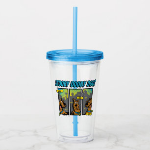 Scooby-doo waar u komische panelen bent acryl drinkbeker