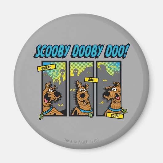 Scooby-Doo waar zijn jullie komische panelen? Magneet (Voorkant)
