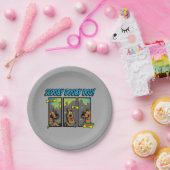 Scooby-Doo waar zijn jullie komische panelen? Papieren Bordje (Feest)