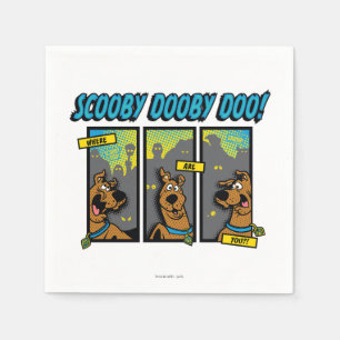 Scooby-Doo waar zijn jullie komische panelen? Servet