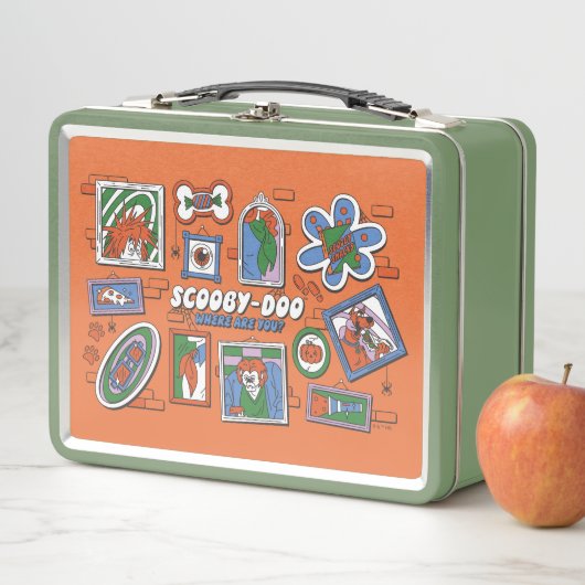 Scooby-Doo Wall of Halloween Picture Frames (In situ)