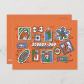 Scooby-Doo Wall of Halloween Picture Frames Briefkaart (Voorkant / Achterkant)