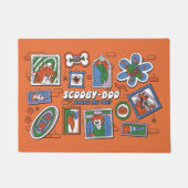 Scooby-Doo Wall of Halloween Picture Frames Deurmat (Voorkant)