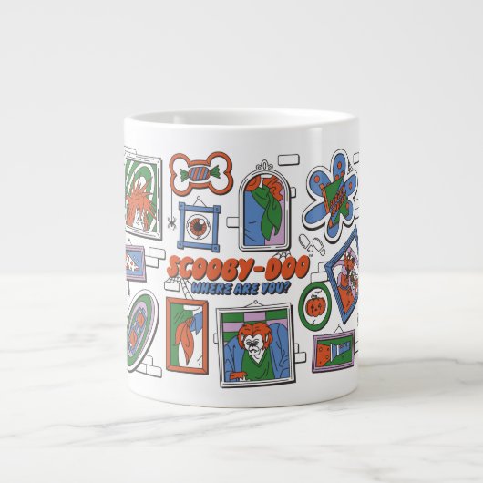 Scooby-Doo Wall of Halloween Picture Frames Extra Grote Beker (Voorkant)