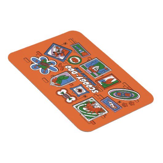 Scooby-Doo Wall of Halloween Picture Frames Magneet (Rechterzijde)