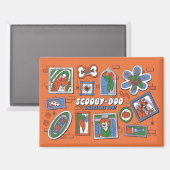 Scooby-Doo Wall of Halloween Picture Frames Magneet (Voorkant / Achterkant)