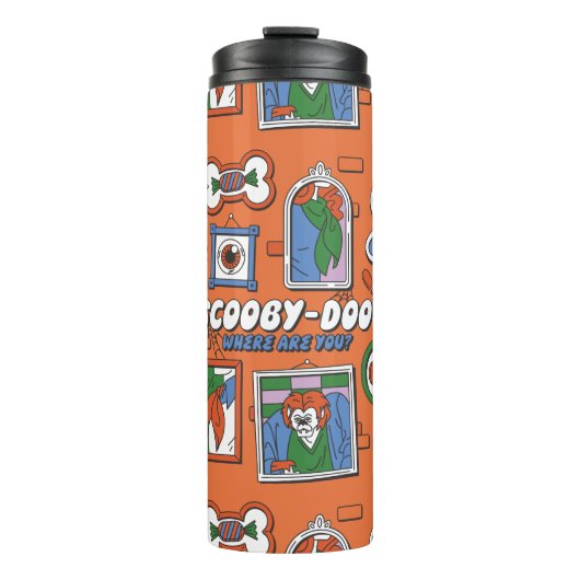 Scooby-Doo Wall of Halloween Picture Frames Thermosbeker (Voorkant)
