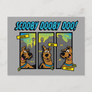 Scooby-Doo Where Are You Comic Panels Briefkaart