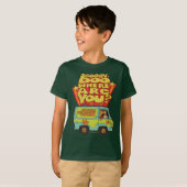 Scooby-Doo | "Where Are You" Retro Cartoon Van T-shirt (Voorkant volledig)