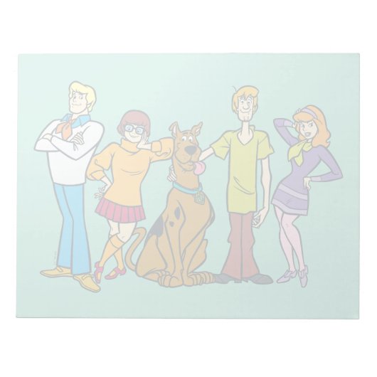 Scooby-Doo | Whole Gang 14 Mystery Inc. Notitieblok (Voorkant)