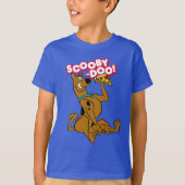 Scooby-Doo With Pizza Slice T-shirt (Voorkant)