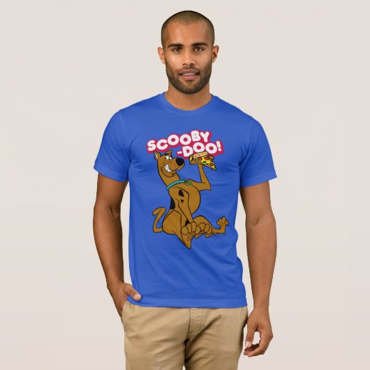 Scooby-Doo With Pizza Slice T-shirt (Voorkant volledig)