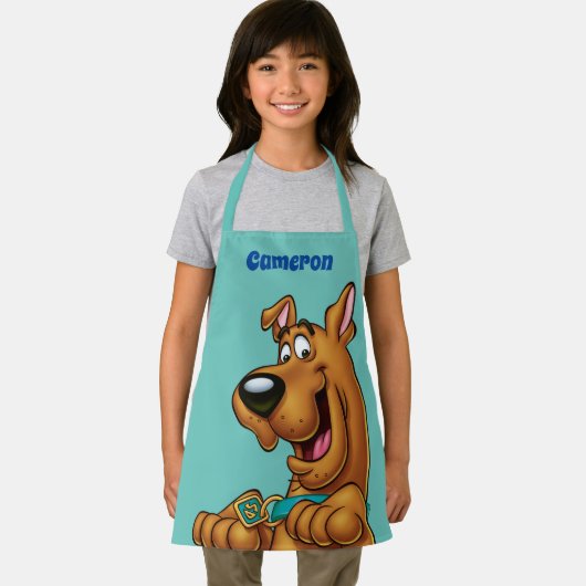 Scooby-doo wordt opgeplakt schort (Insitu)